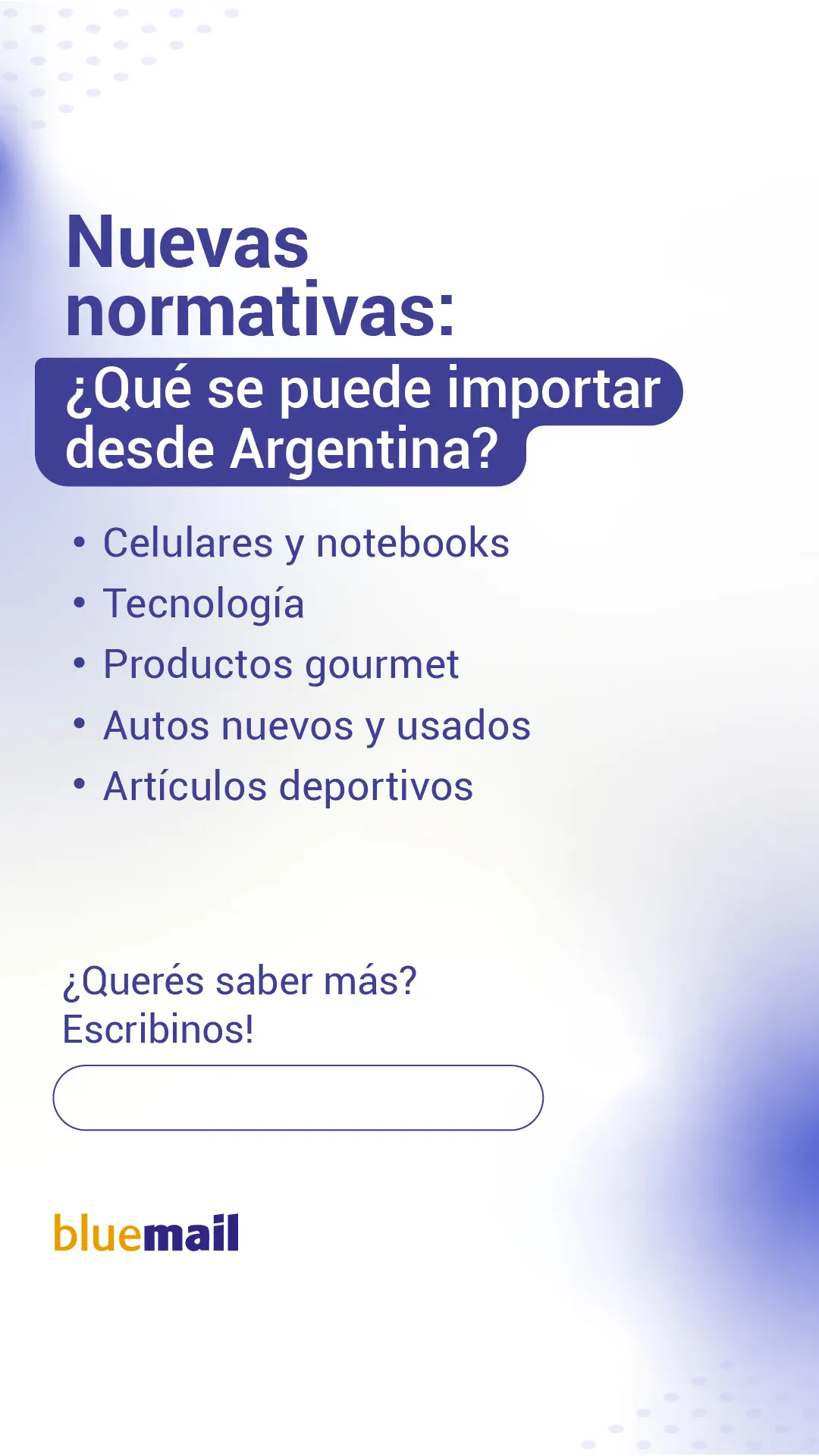 ¿Qué se puede importar a Argentina? ¿Qué se puede importar a Argentina?